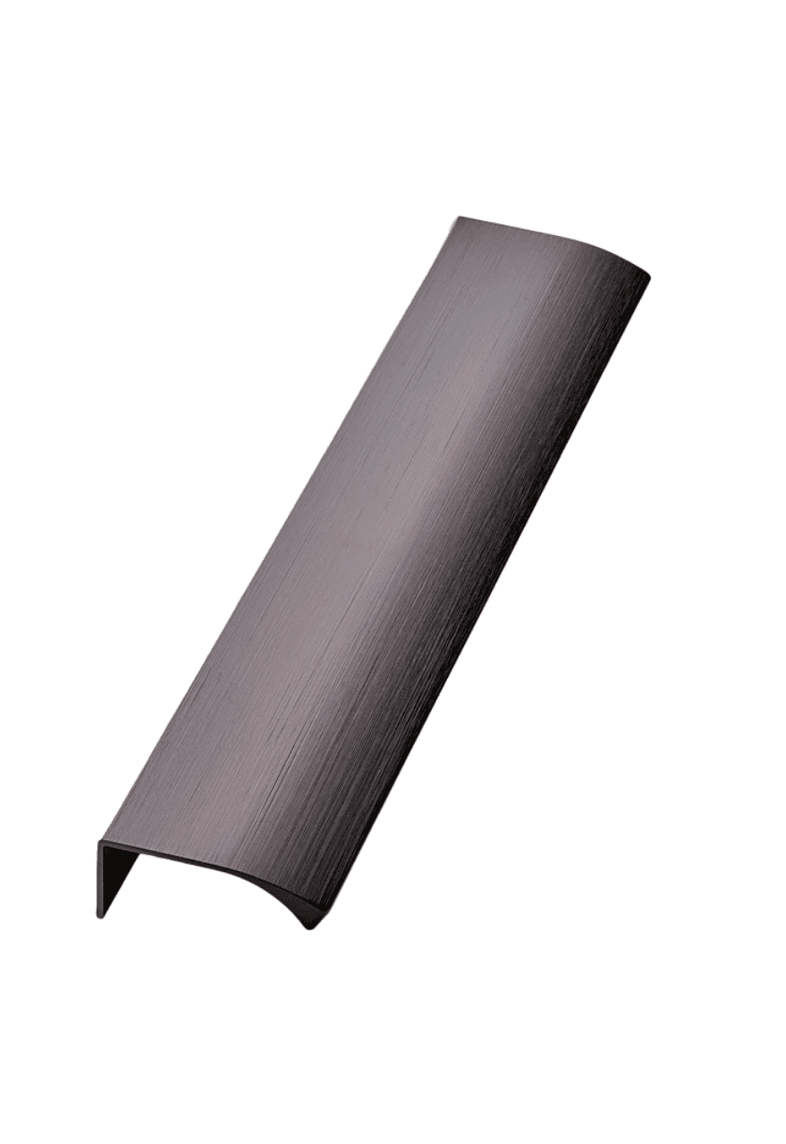 Edge straight toppmontert håndtak, antikk bronze 200 mm