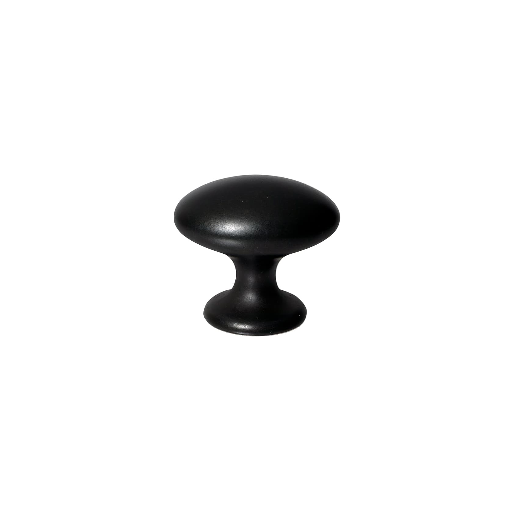 Knott Oval antikk sort